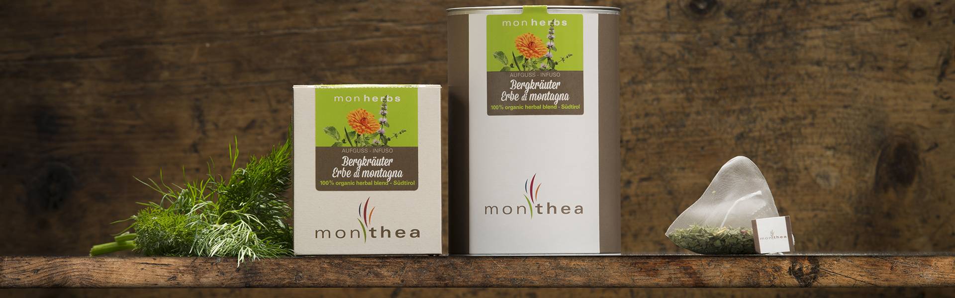 Organic mountain herbs tea monherbs