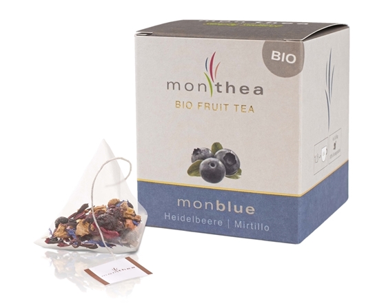 Picture of Organic blueberry tea monblue