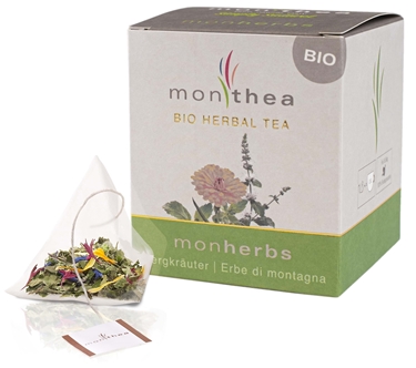 Bild von Bio Bergkräuter-Tee monherbs